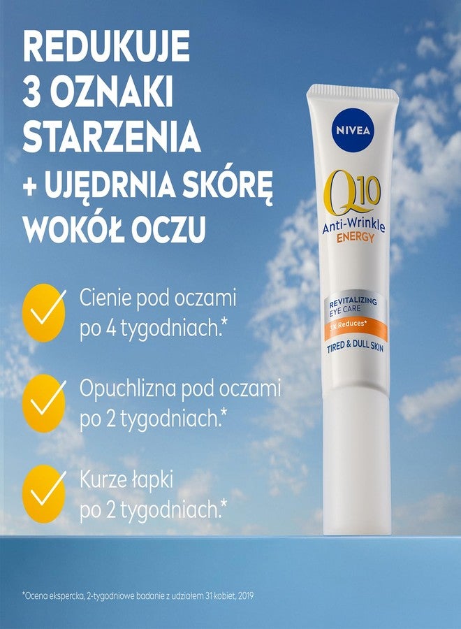 NIVEA Q10 plusC Anti-Wrinkle + Energy Eye Cream 1er Pack (1 x 15 ml) - Image 2