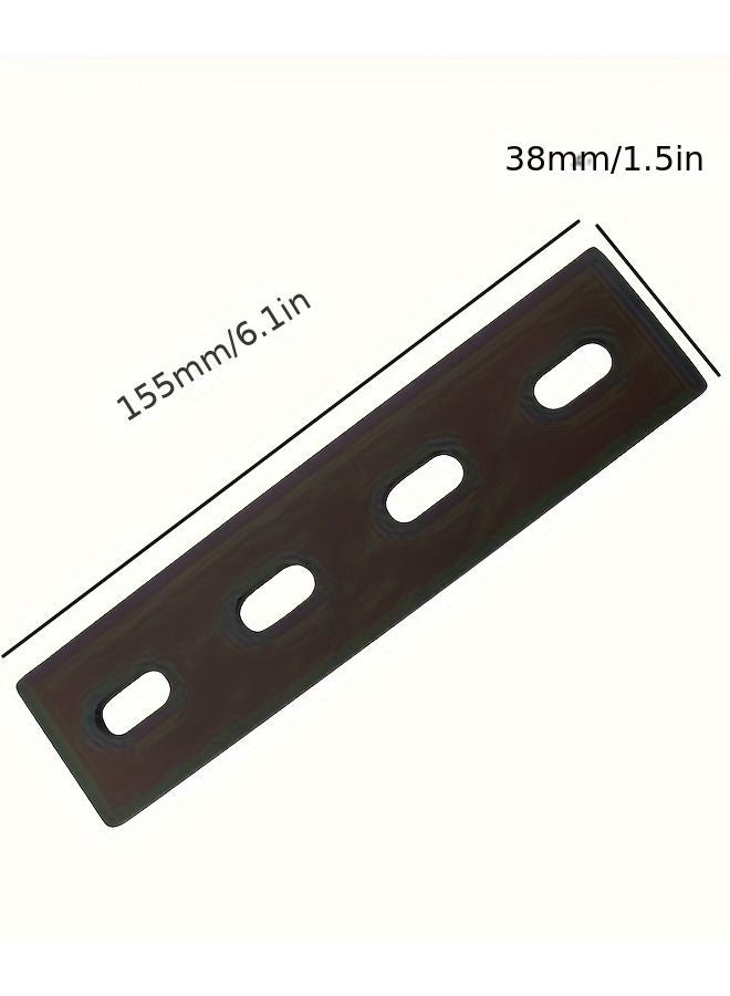 5pcs Heavy Duty Metal Corner Brackets Reinforced Iron Sheet Flat Furniture Fastening - Image 3