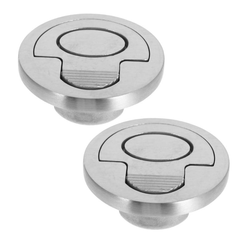 Stainless Steel Recessed Pull Handle for Boat Hatch Cabinet Easy Install Modern Design - Image 2