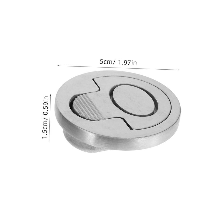 Stainless Steel Recessed Pull Handle for Boat Hatch Cabinet Easy Install Modern Design - Image 3