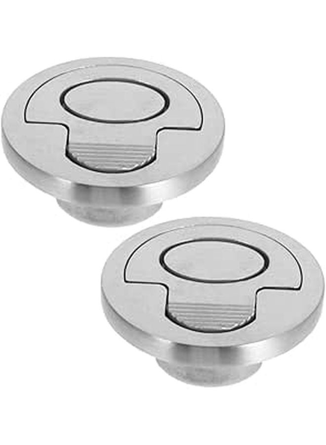 Stainless Steel Recessed Pull Handle for Boat Hatch Cabinet Easy Install Modern Design - Image 1