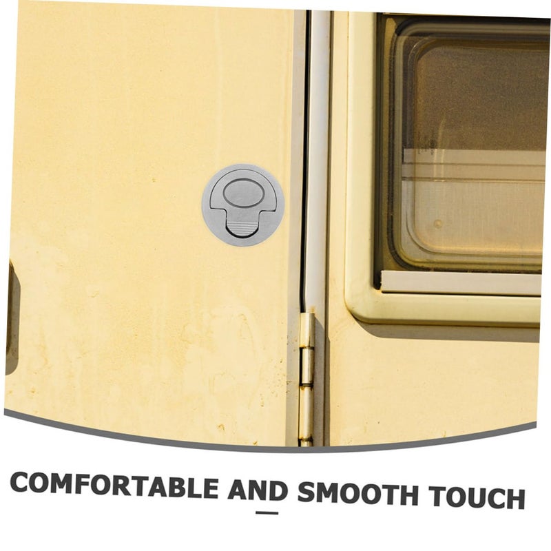 Stainless Steel Recessed Pull Handle for Boat Hatch Cabinet Easy Install Modern Design - Image 4