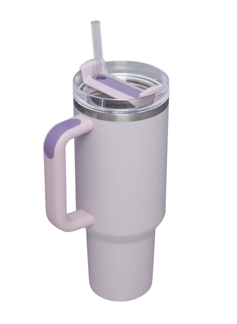 Stanley Quencher H2.0 FlowState Stainless Steel Vacuum Insulated Tumbler with Lid and Straw for Water, Iced Tea or Coffee, Smoothie and More, 40 oz