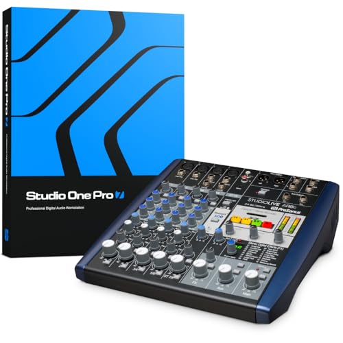 PreSonus StudioLive AR8c Analog Mixer with Studio One Pro Software - Image 1