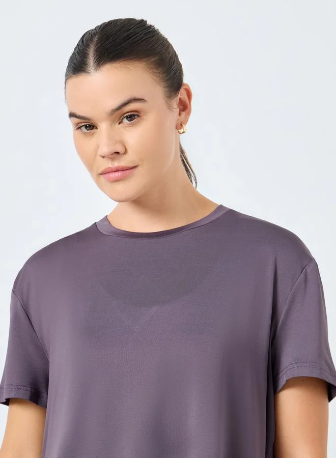 Styli Styli Back Tear Drop Multi Criss Cross Top