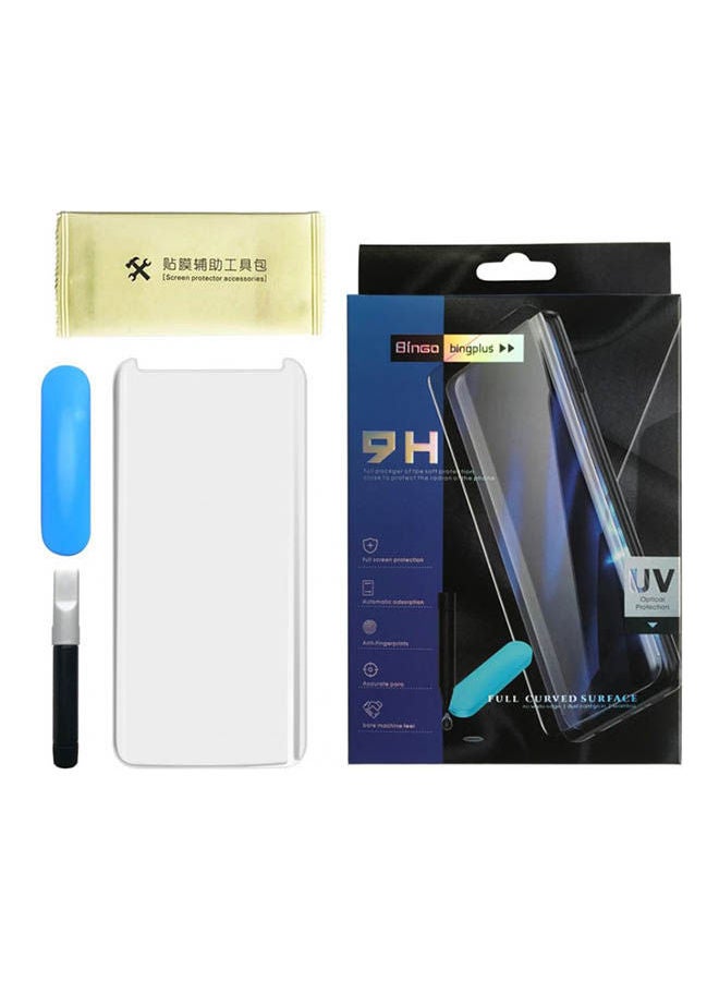 NIBEMINENT Samsung Galaxy Note 9 Nano Optics Uv Light Curved Glass Screen Protector Full Glue Clear