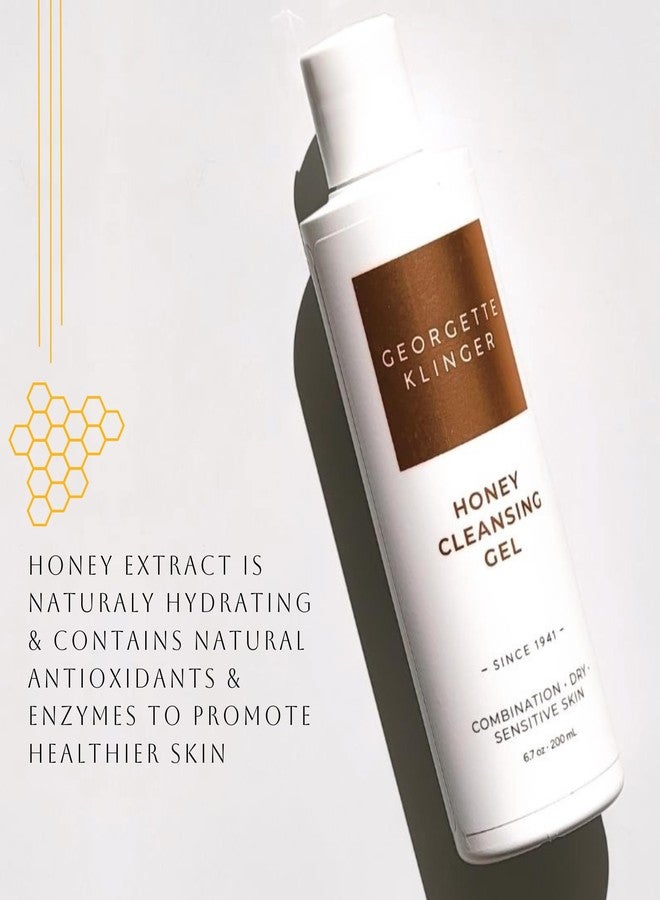 Georgette Klinger Honey Cleansing Gel - Gentle, Hydrating Cleanser, Daily Face Wash, Removes Dirt, Free Radicals with Moisturizing Manuka, Honeysuckle for Normal, Dry, Sensitive Skin - 6.7 - Image 5