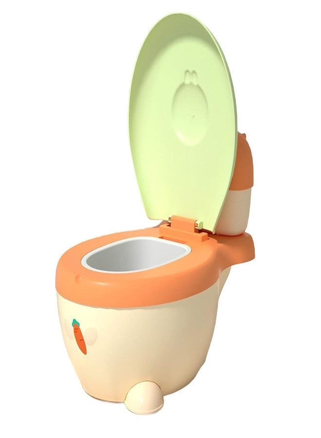 Ndola Western Toilet Potty Seat for Kids, Baby Potty Training Seat Chair with Closing Lid, Cushion Seat & Removable Tray | Kids Toilet Seat | Potty Seat - Pack Of 1 - Image 1
