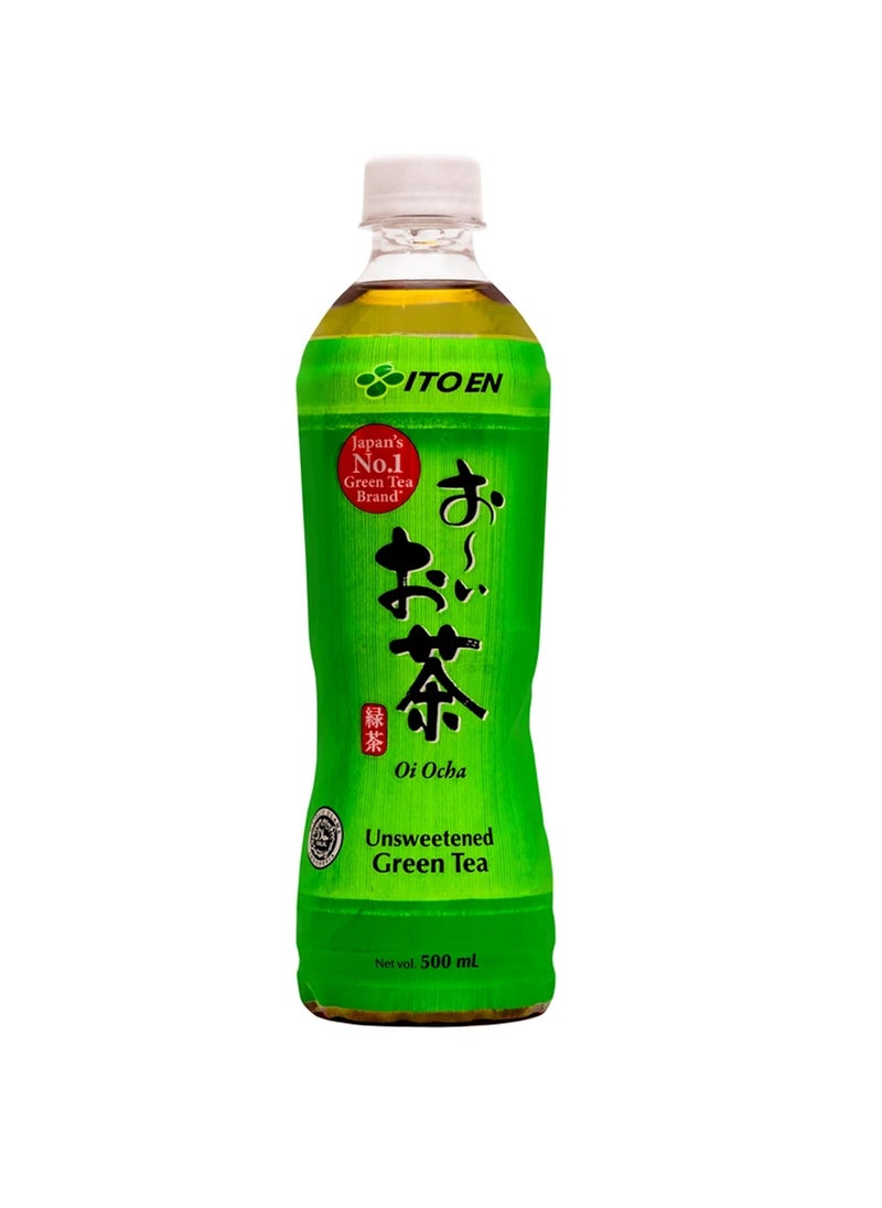 Ito En Oi Ocha Unsweetened Green Tea 500ml  - Image 1