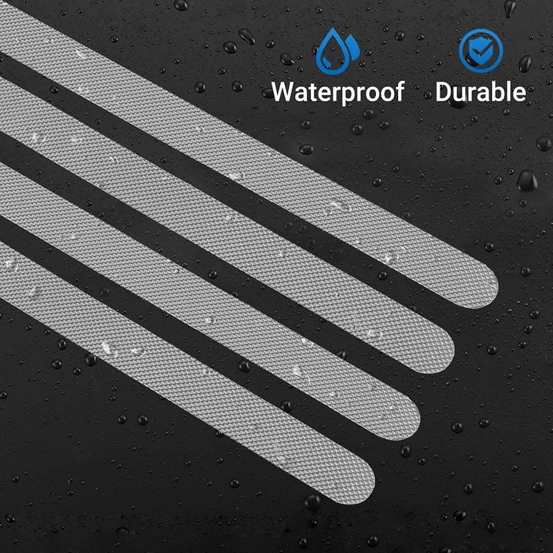 HEXONIQ® Non Slip Bath Tub Stickers Strips, Anti Slip Shower Treads, Bath Safety Stickers Tape, Slip Resistant Decals for Tub Pools Floor Bathrooms Stairs to Prevent Slippery (Pack of 10) - Image 4