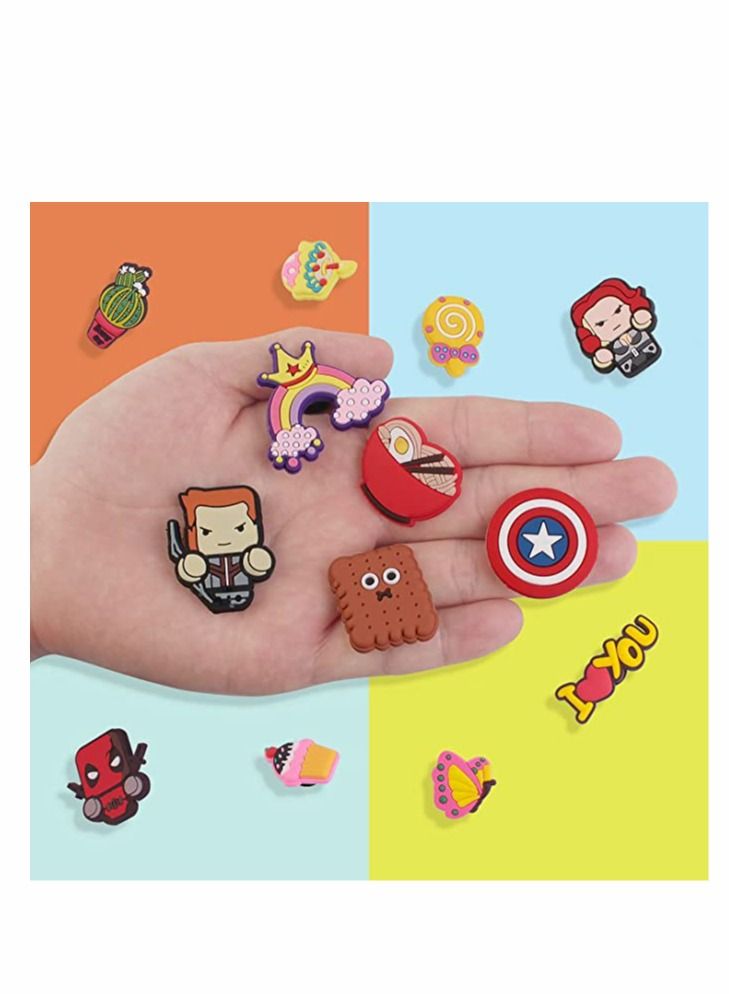 Excefore Shoe Decoration Charms for Crocs Shoe 30 Pcs Random Style - Image 2