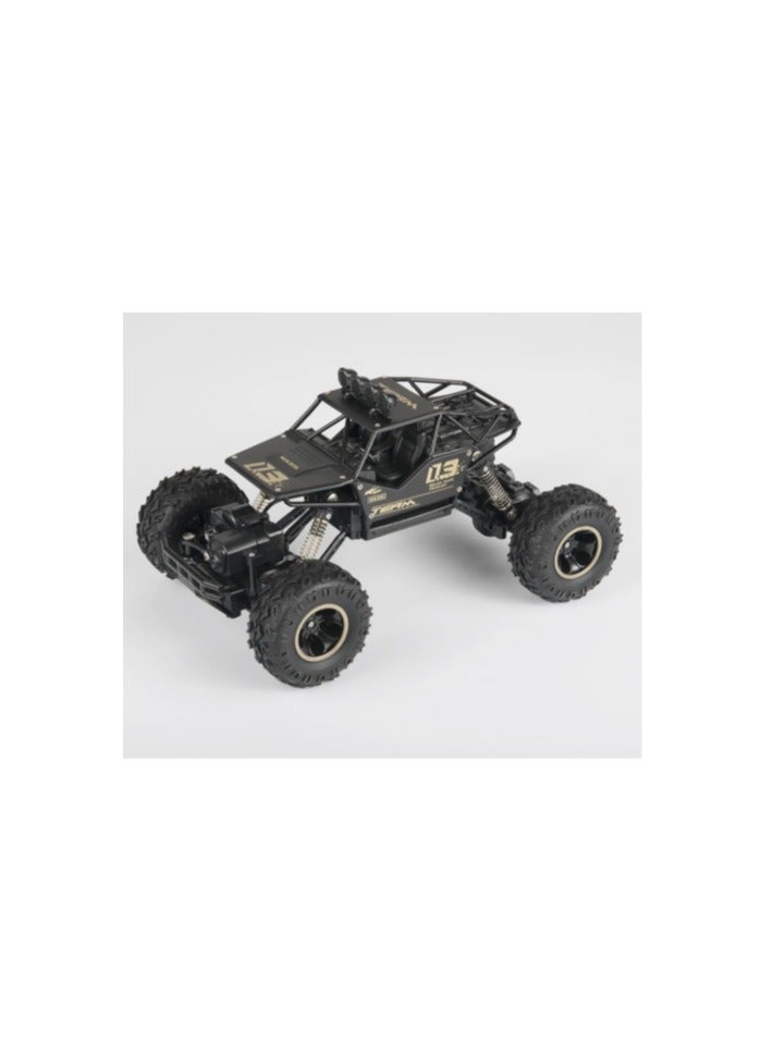 general Alloy off-road 4x4 charging RC car high-speed bigfoot climbing racing climbing car suitable for 7+   26cm x 17cm x 13cm, black car - Image 1