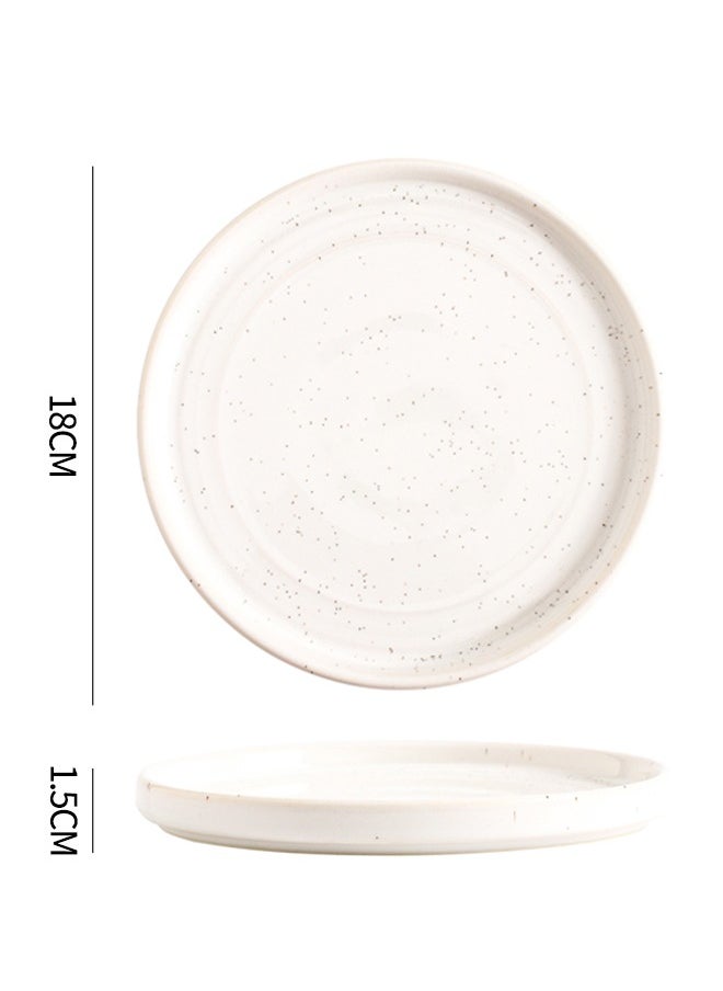 Shuer 4-Piece Safety Silicon Glaze Ceramic Dinnerware Sets 8 Inch  - Image 5