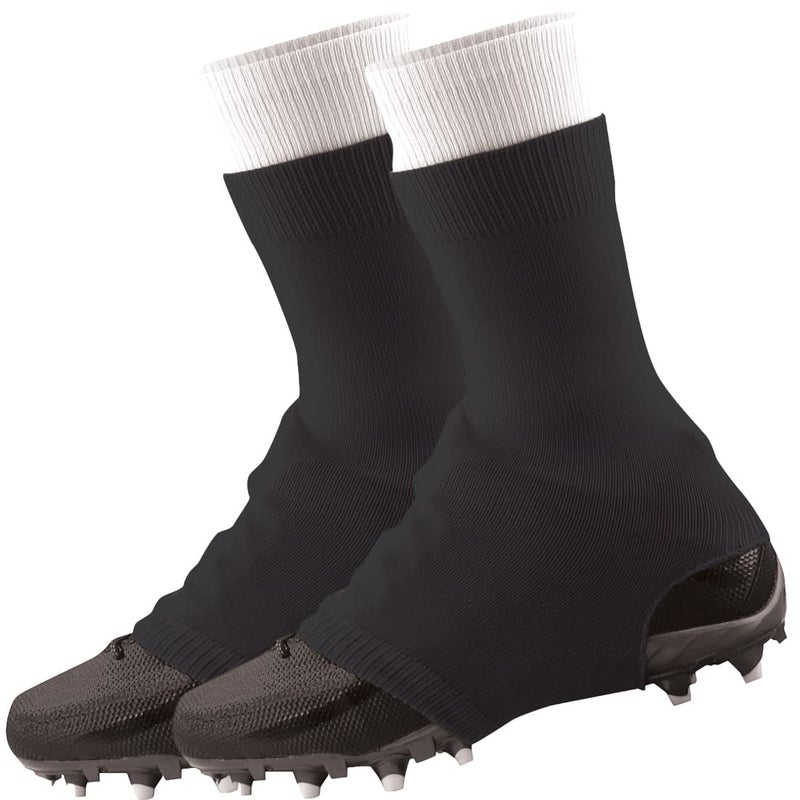 TCK Football Spat Cleat Covers (Black, Medium) - Image 3