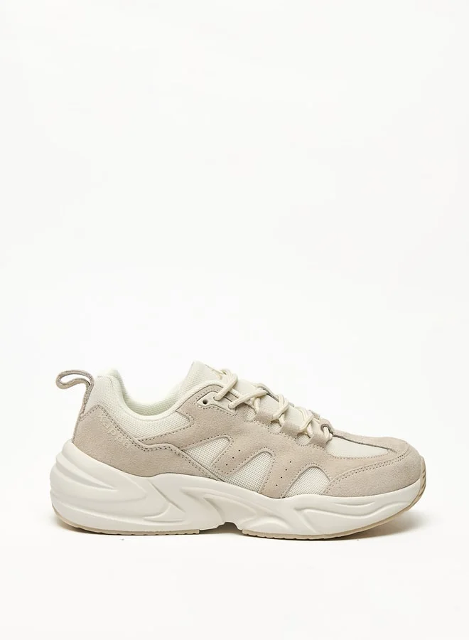 Kappa Women's Panelled Sports Shoes with Lace-Up Closure