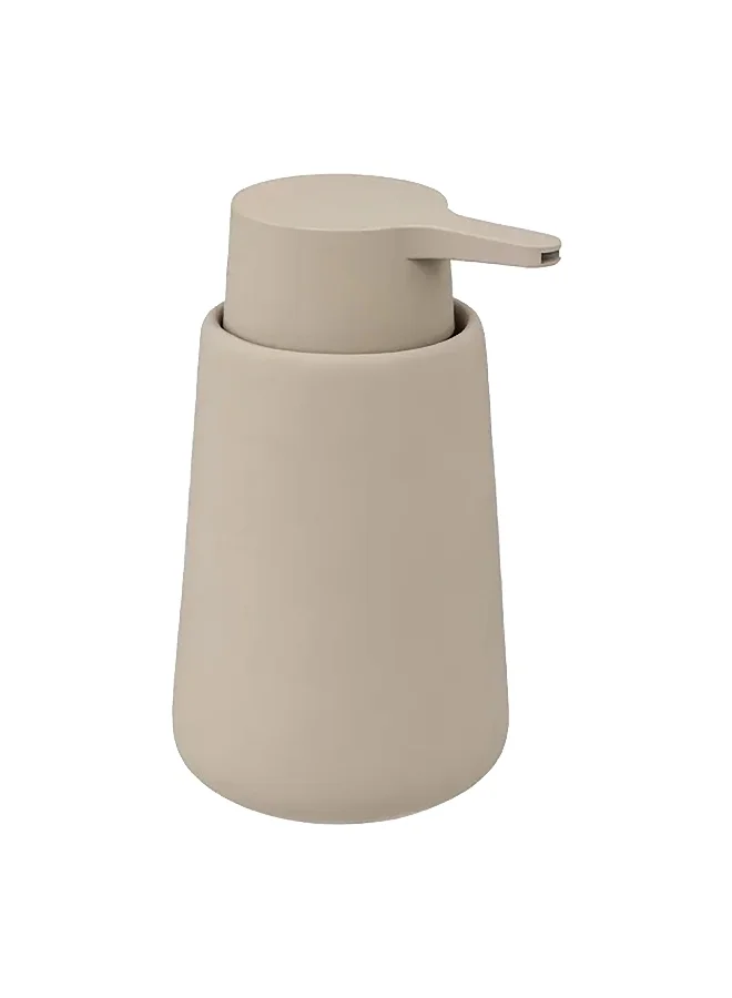 Five Simply Smart High Quality Ceramics Matte Finish Bathroom Soap Dispenser Beige 250 ml 174879O