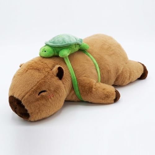 FoxVilla Weighted Stuffed Animals Large Weighted Plush Stuffed Animals for Adults Cute Soft Weighted Plush Throw Animal Pillow Toy Birthday Gifts for Adults Kids Capybara Large - Image 1