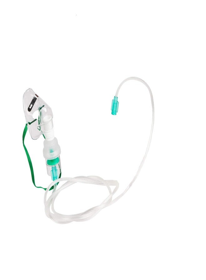 كونترول_دي طقم أقنعة Control D للبالغين والأطفال مع أنبوب هواء، وحجرة دواء، وأقنعة لجهاز الاستنشاق (شفاف، عبوة من قطعة واحدة) - Image 5