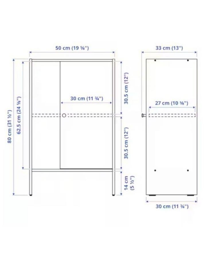 Generic - White wardrobe with two doors - Image 1
