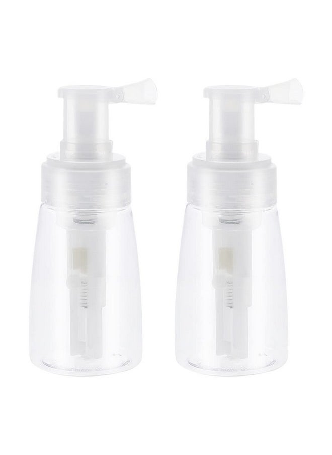Artibetter - Empty Powder Bottle 2Pcs Empty Powder Travel Cosmetics Blower Barber Powder Spray Bottle Baby Powder Bottles Hair Spray Bottles Plastic Spray Bottles For Barber Shop Powder Spray Container - Image 1