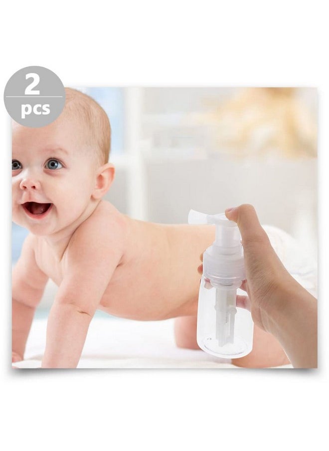 Artibetter - Empty Powder Bottle 2Pcs Empty Powder Travel Cosmetics Blower Barber Powder Spray Bottle Baby Powder Bottles Hair Spray Bottles Plastic Spray Bottles For Barber Shop Powder Spray Container - Image 1