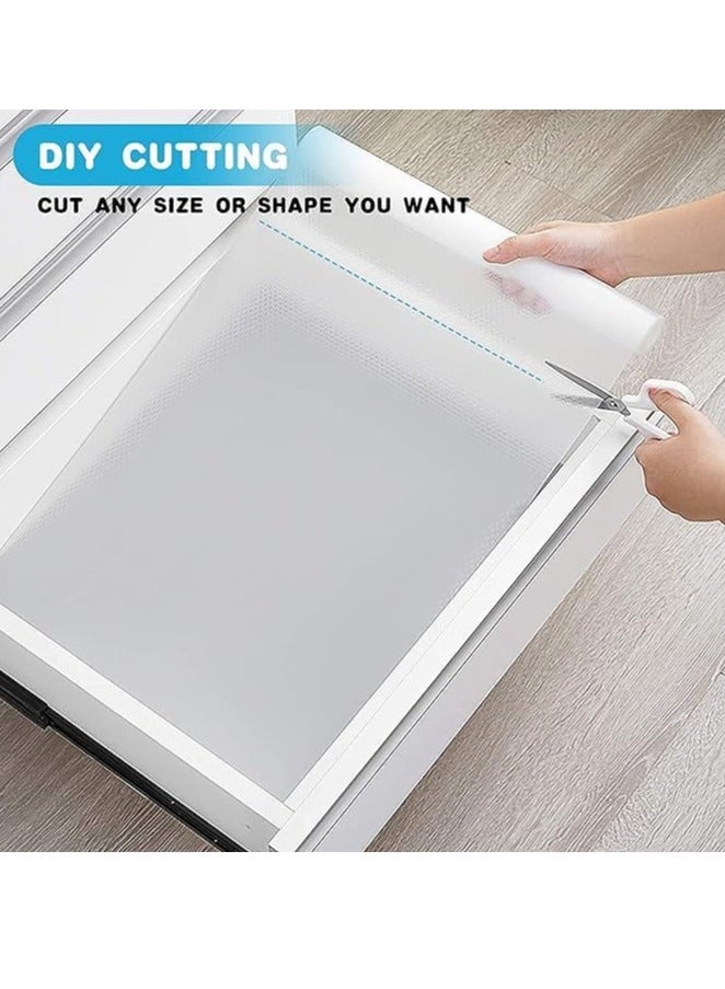 Spaceshoop Waterproof Kitchen Drawer Liner Mat, Non-Slip Cabinet Shelf Protector, Moisture-Proof and Oil-Resistant (45cm*3m)  - Image 4