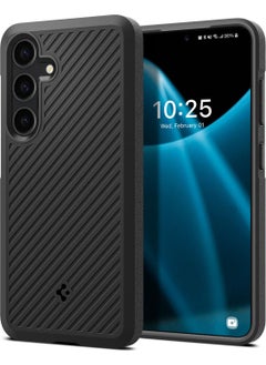 Spigen غطاء حماية كور ارمور لهاتف سامسونج جالاكسي S24 - أسود مطفي  - Image 1