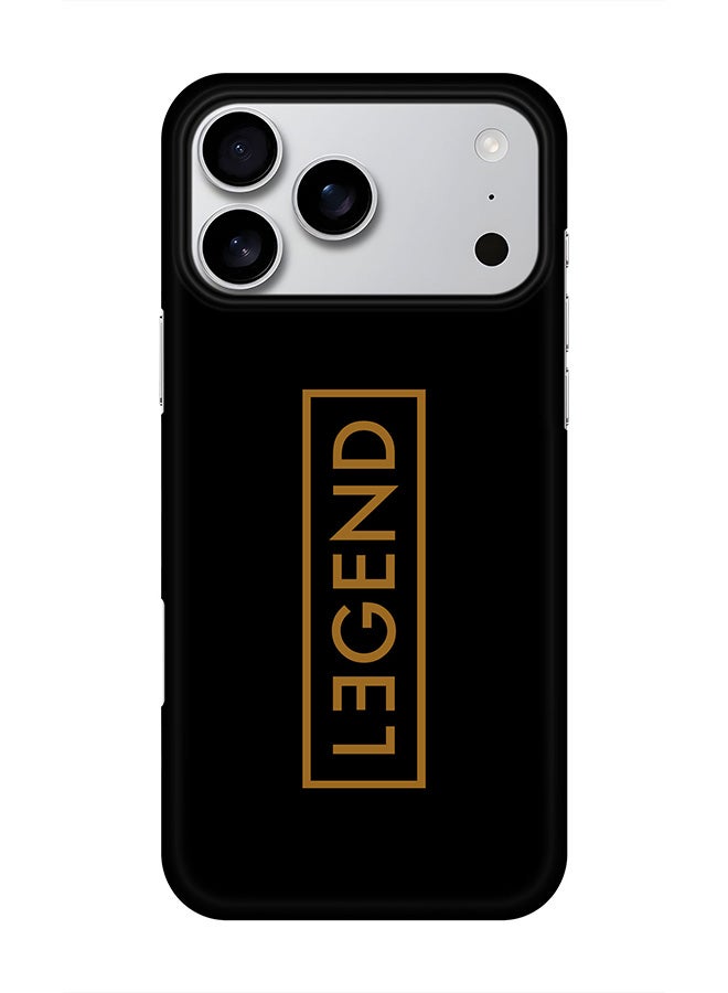 Stylizedd For iPhone 17 Pro Max,Case, [Compatible with MagSafe] Magnetic cover Slim fit Protection Matte, - Legend