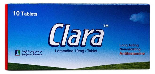كلارا 10 ملغ قرص 10 اس