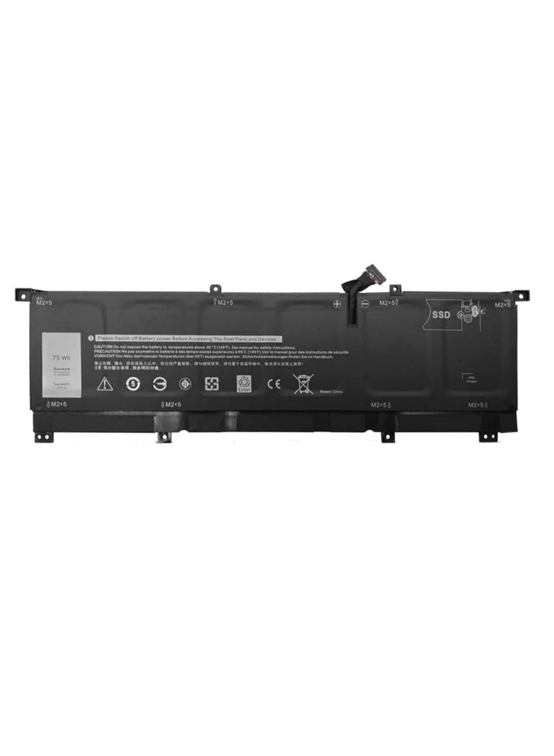8N0T7 11.4V 75Wh 6-Cell Laptop Battery Compatible with DELL XPS 15 9575 P73F001 15-9575-D1605TS 15-9575-D1805TS Precision 5530 2-in-1 Series Notebook 08N0T7 TMFYT 0TMF.Y. 10  - Image 1