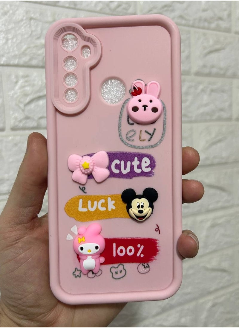 Back Cover Compatible With Phone Realme 5 / 6i - Multi Color 255