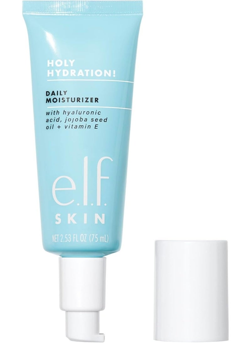 elf SKIN Daily Hydration Moisturizer Ultra-Hydrating Formula Infused with Aloe Jojoba Oil  Shea Butter 2.53 Fl Oz - Image 2