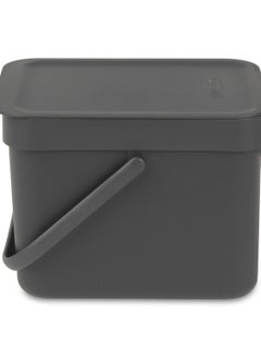 brabantia سلة المهملات سورت آند جو من برابانتيا، سعة 6 لتر - رمادي  - Image 2