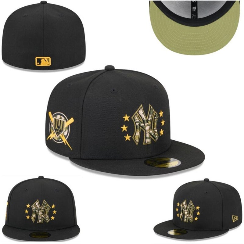 New Dense Embroidery Hat Lany Team Flat-Brim Baseball Cap American Hip-Hop Reversible Baseball League Team Cap - Image 1