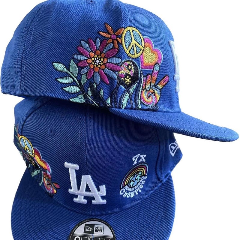 New Dense Embroidery Hat Lany Team Flat-Brim Baseball Cap American Hip-Hop Reversible Baseball League Team Cap - Image 4