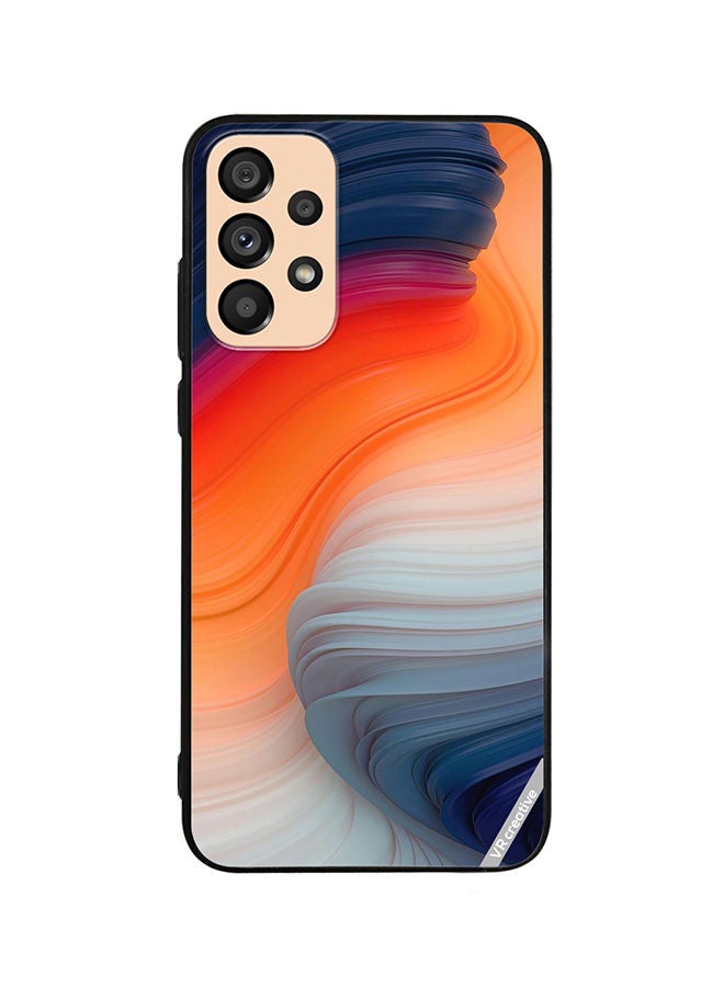 VR CREATIVE Protective Case Cover For Samsung Galaxy A73 5G Layers Design Multicolour - Image 1