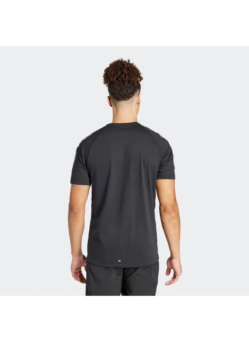 Adidas Own the Run 3 Stripes T-shirt