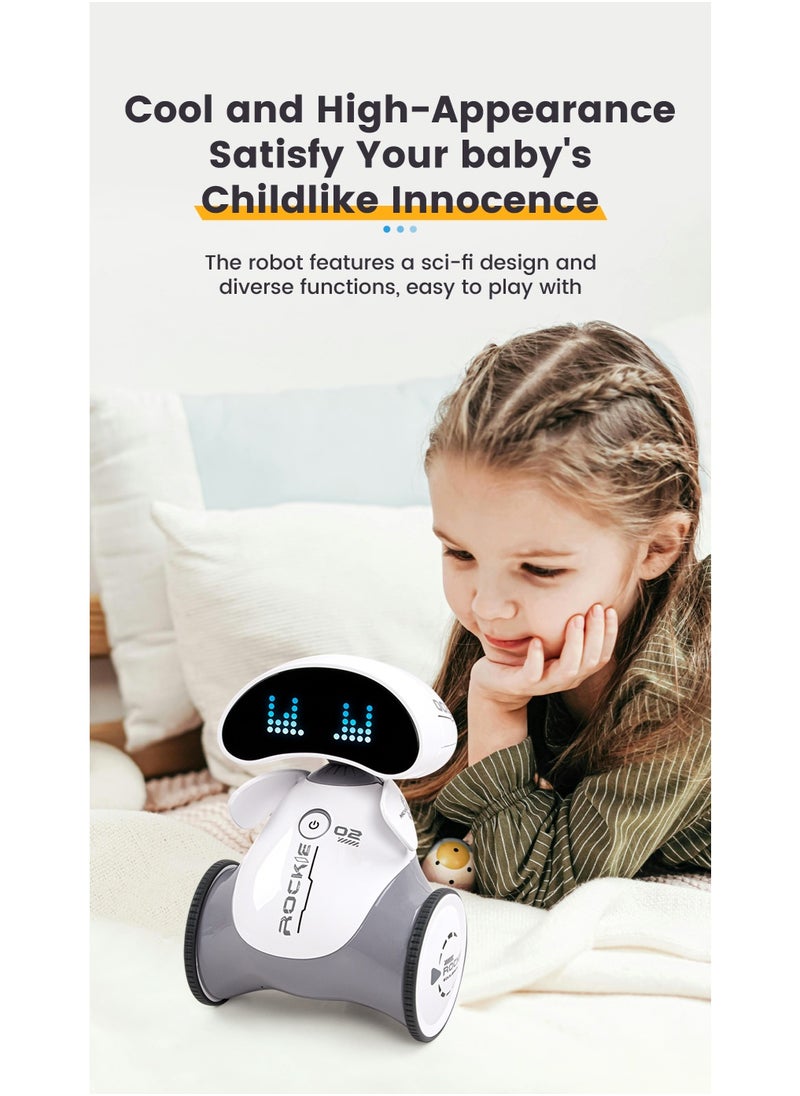JJRC Intelligent Interactive Sensing Robot Toy with Lighting Music Dancing Singing Remote Control Robot for Kids – Birthday Christmas Gift for 3+ years old above  - Image 3