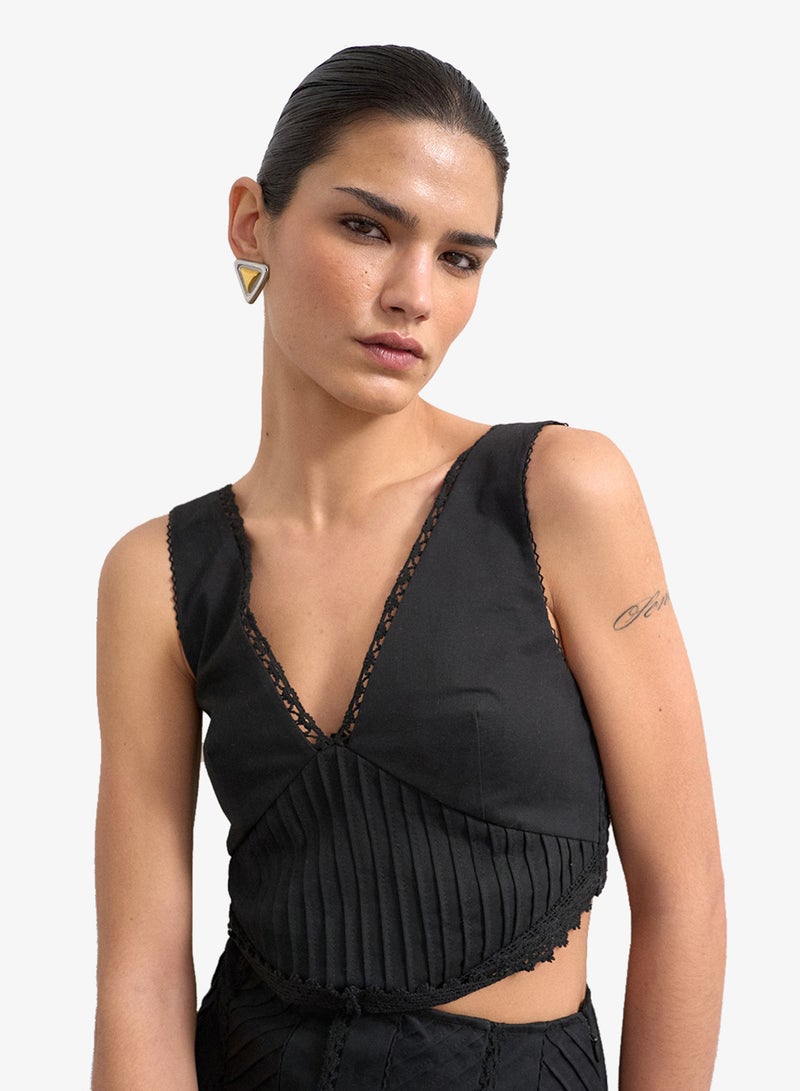 TOPSHOP Casual Sleeveless Embellished Maxi Dress - Image 4