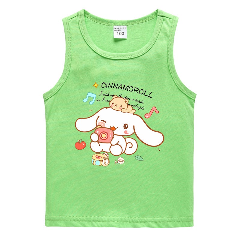Summer Men'S Children'S Wear Daughter Crewneck T-Shirt Pants Korean Casual Half Sleeve Bottoming Shirt Sports Student Shorts Suit - Image 1