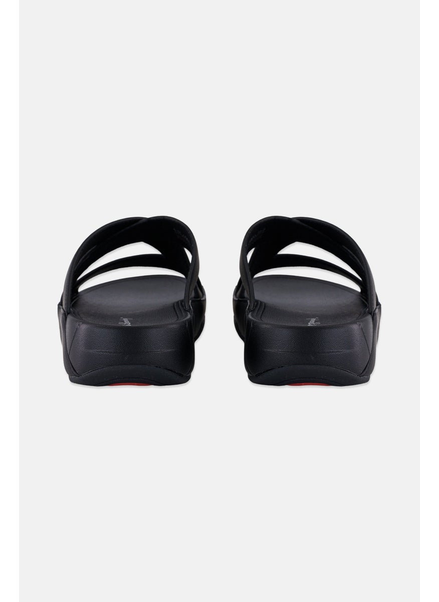English Laundry Men Slip On Arabic Sandals, Black  - Image 2