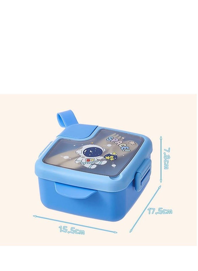 Golden - Children's Stainless Steel Insulated lunch Box Baby Go Out Convenient Color Lunch Box Baby Meal Packaging Bowl Supplementary Food Bowl(Green) - Image 1