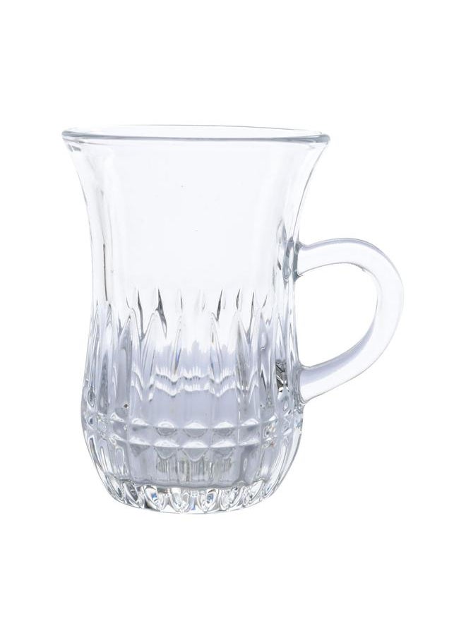 Alsaif Glass Tea Set 6 Pieces Clear  - Image 1