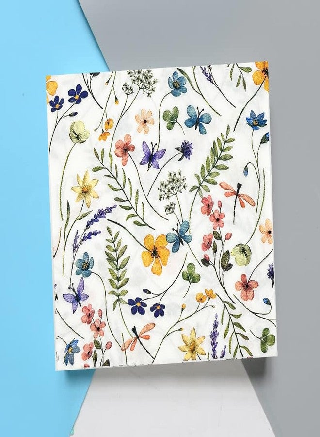 HSPAIDYP 50 Pack Wildflower Napkins Wildflower Party Supplies Colorful Floral Cocktail Napkins Paper Butterfly Floral Napkins for Spring Summer Wedding Tea Wildflower Birthday Party Decor (50) - Image 4