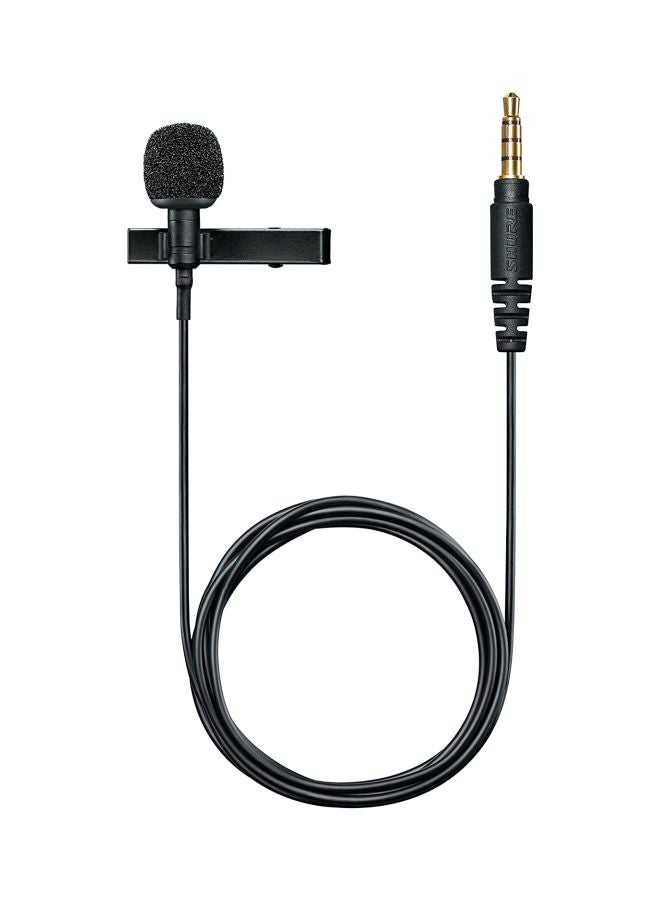 Shure Omnidirectional Condenser Lavalier Microphone Black - Image 1
