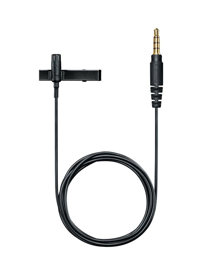 Shure Omnidirectional Condenser Lavalier Microphone Black - Image 4
