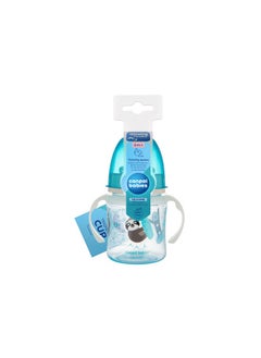 Canpol babies Canpol babies Training Cup with Glowing Handles PP EasyStart 120 ml Exotic Animals blue 6M+  - Image 1