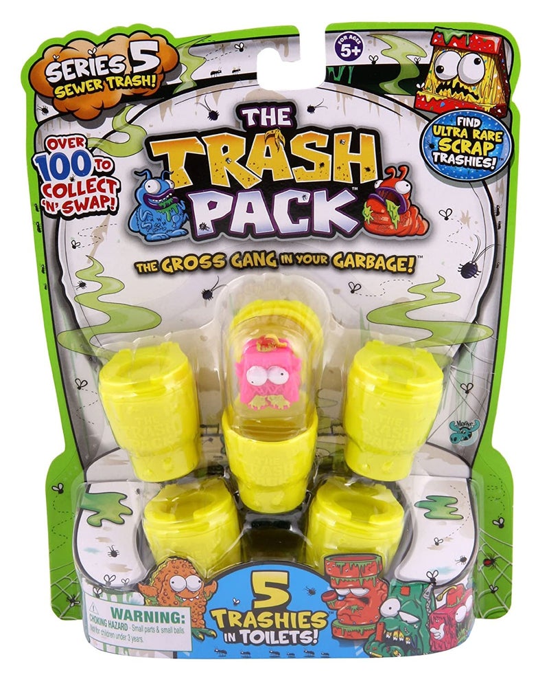 Oonies Trash Pack Series #5 Figure, 5-Pack - Image 1