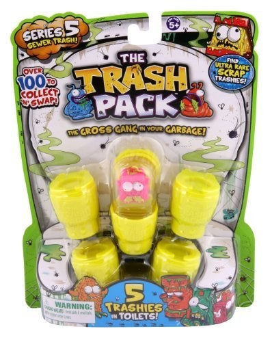 Oonies Trash Pack Series #5 Figure, 5-Pack - Image 2