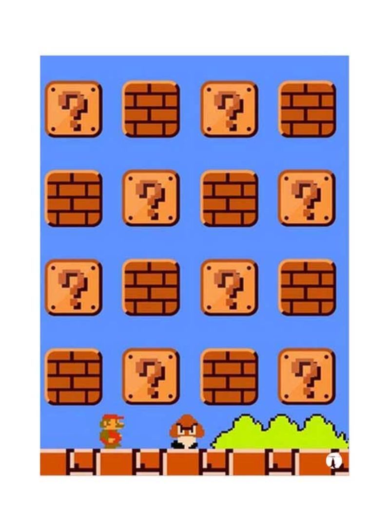 RKN The Video Game Super Mario Mouse Pad Blue